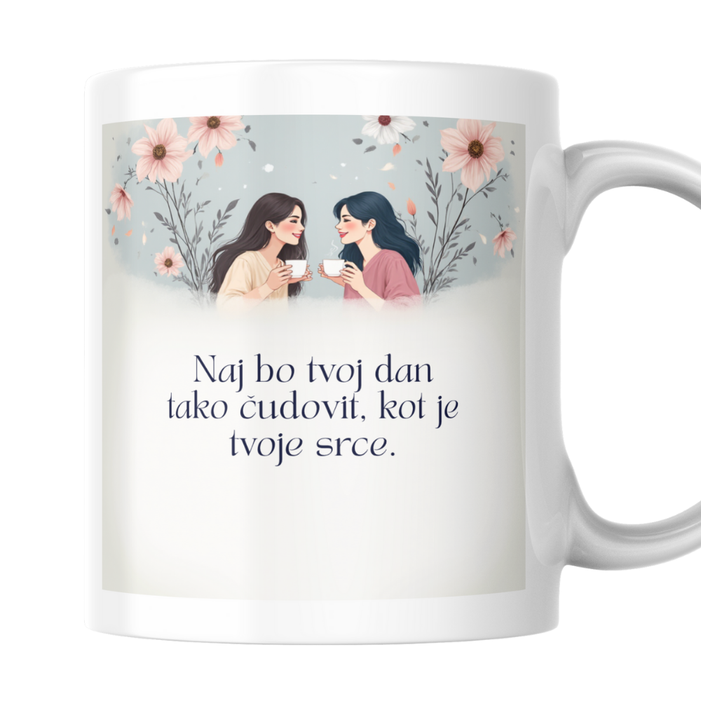 Darilo za prijateljico - skodelica s potiskom