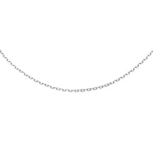 Srebrna veriga ankier diamantno brušena 925 srebro 42 cm