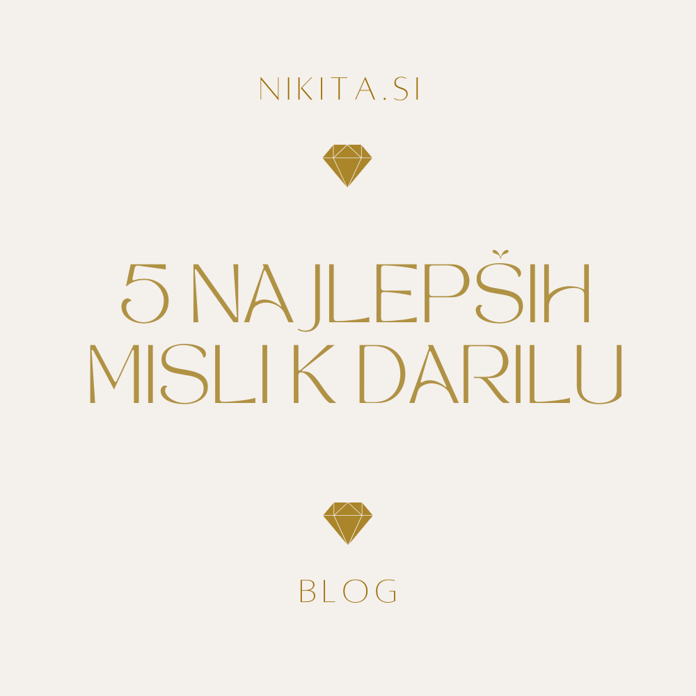 Personalizirano darilo z mislijo in posvetilom - eleganten nakit s čustvenim citatom