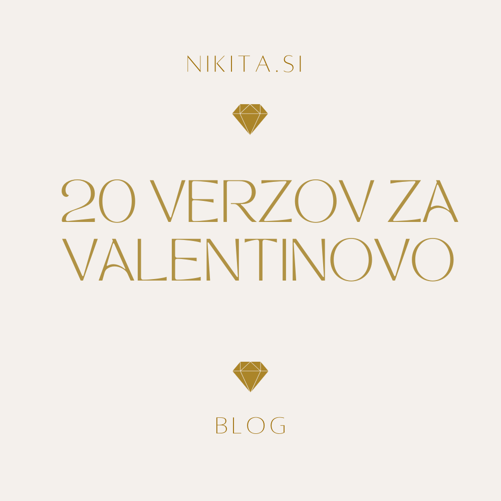 Valentinovo verzi in citati - romantična posvetila za personaliziran nakit in darila