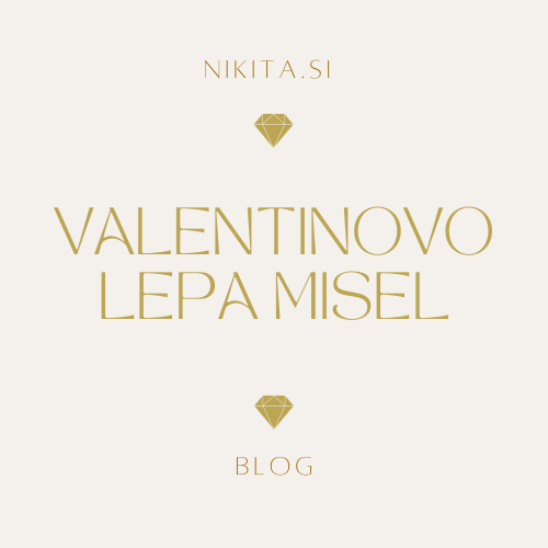 Verzi za valentinovo - personalizirana verižica NIKITA z gravuro romantičnih posvetil za ljubljeno osebo