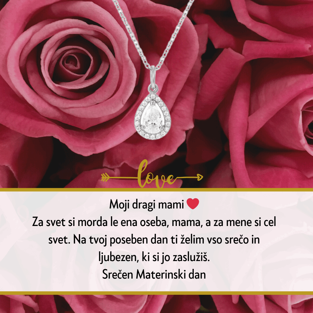 Izkažite ljubezen do svoje mame z neponovljivim darilom - personaliziranim srebrnim prstanom z izbranim verzom, ki ji bo pokazal, kako zelo jo cenite. Naša kolekcija daril za Materinski dan ponuja unikatne ideje, ki bodo vaši mamici pričarale nasmeh na obraz