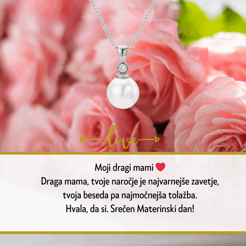 Posebno darilo za materinski dan - personalizirani nakit, ki mamici vsak dan pokaže, koliko vam pomeni