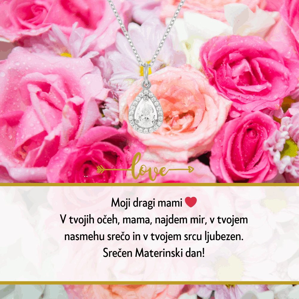 Posebno darilo za materinski dan - personalizirani nakit, ki mamici vsak dan pokaže, koliko vam pomeni.