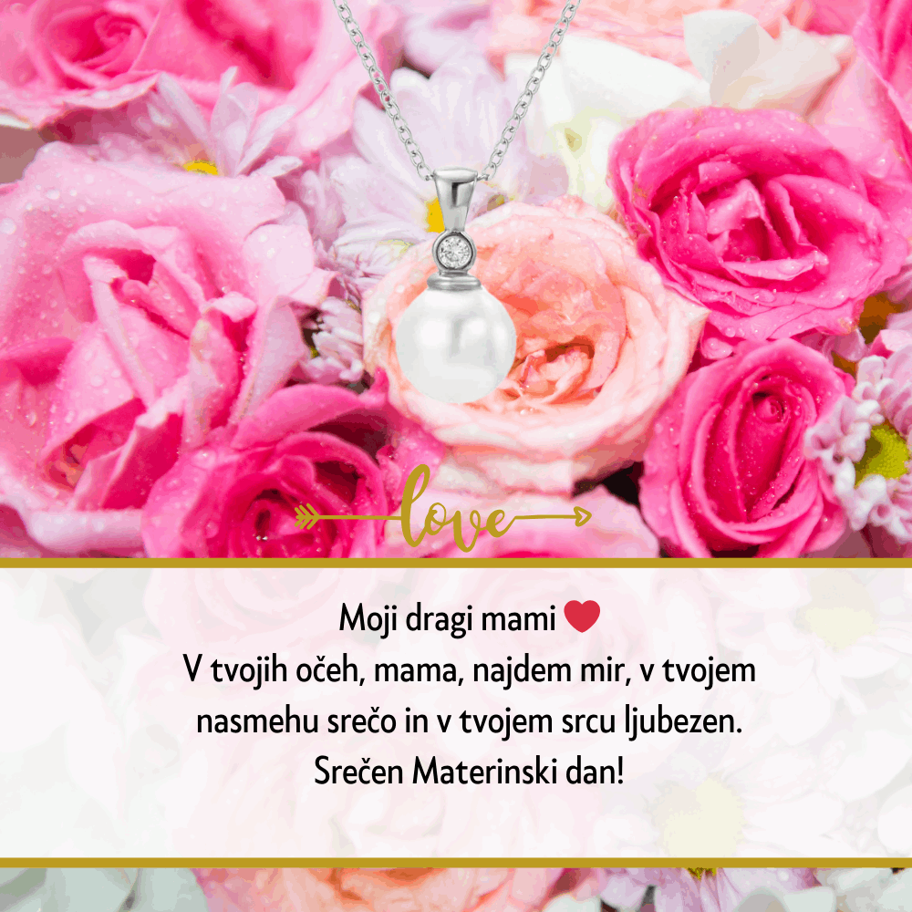 Posebno darilo za materinski dan - personalizirani nakit, ki mamici vsak dan pokaže, koliko vam pomeni.
