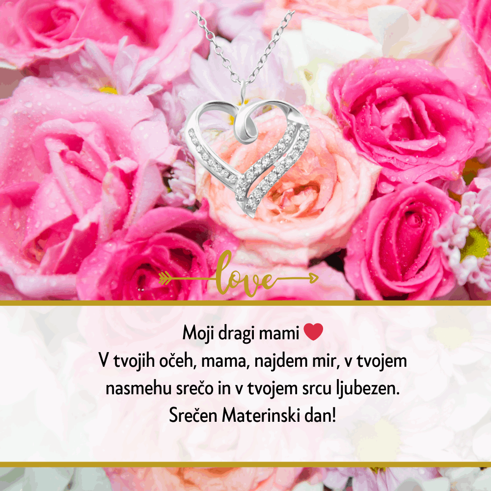 Posebno darilo za materinski dan - personalizirani nakit, ki mamici vsak dan pokaže, koliko vam pomeni.