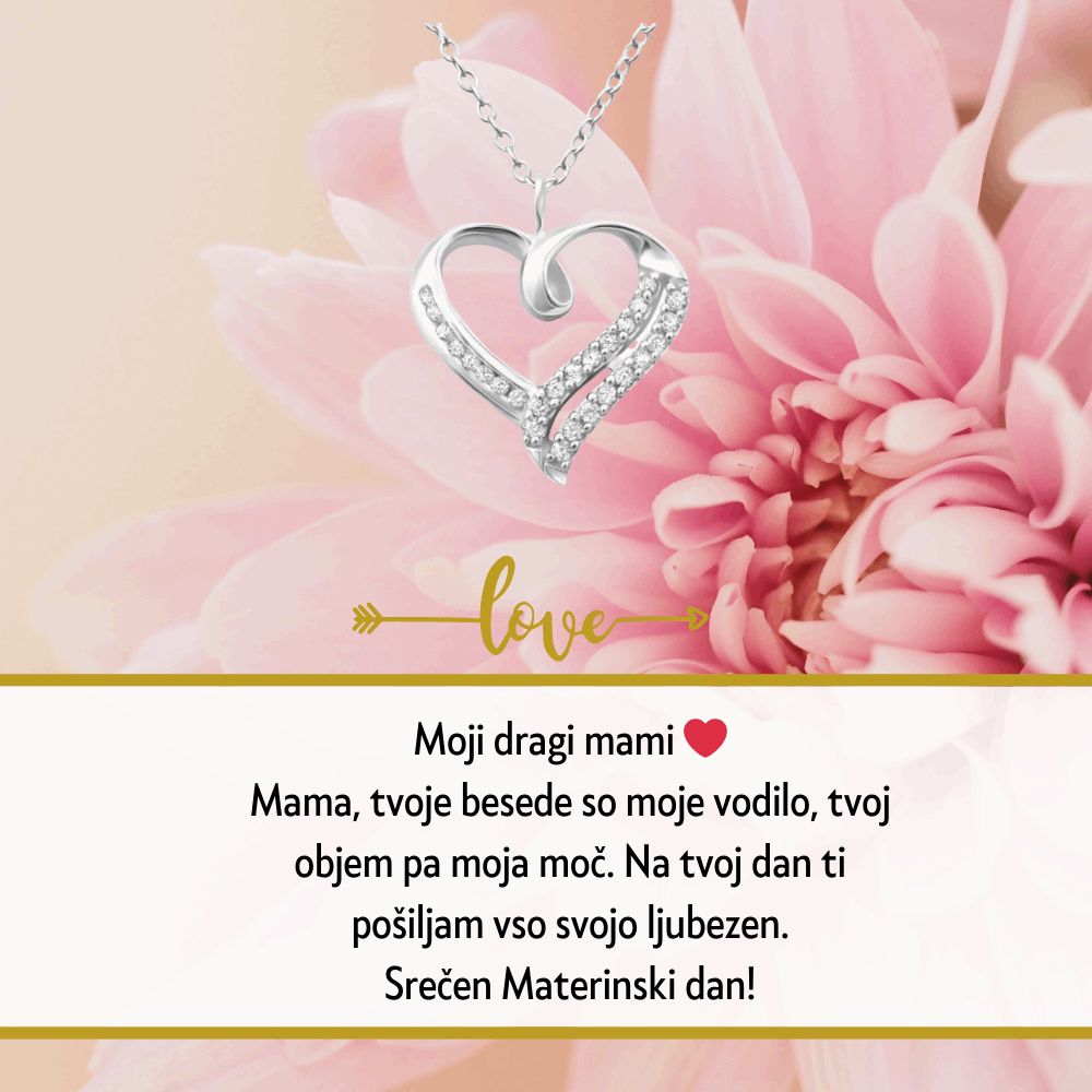 Najlepše misli za materinski dan darilo za mamo posvetilo personalizirano unikaten nakit