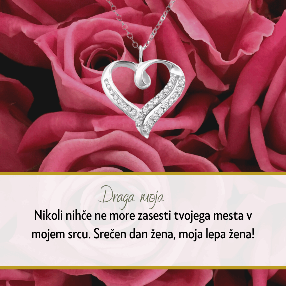 najlepše darilo za dan žena, lepe misli za dan žena, rože za dan žena, lepa ogrlica za ženo