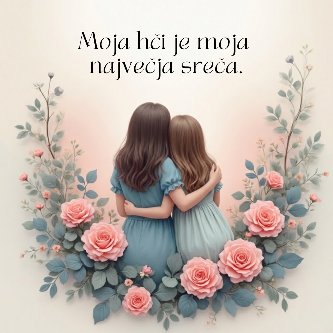 Darilni set za hčerko - Posvetilo in skodelica s potiskom