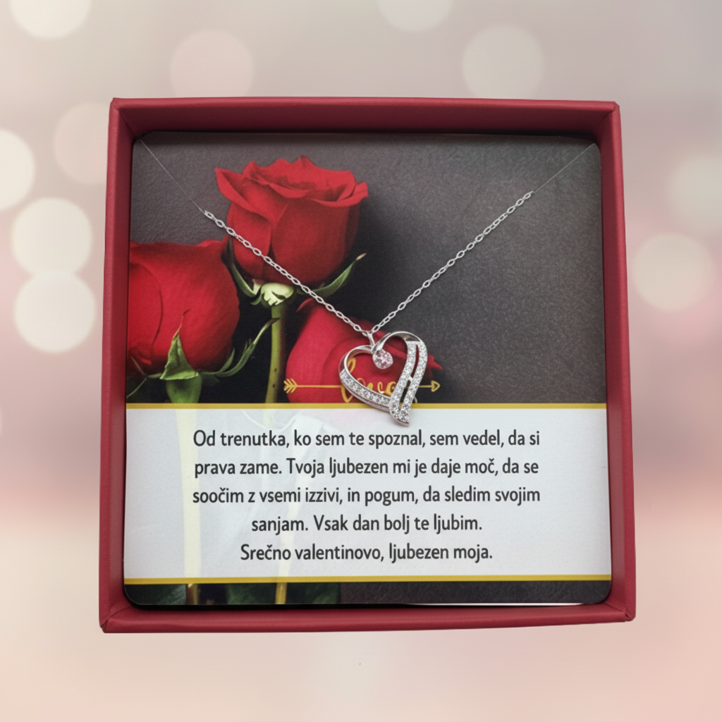 Studijsko izboljšana verižica s posvetilom