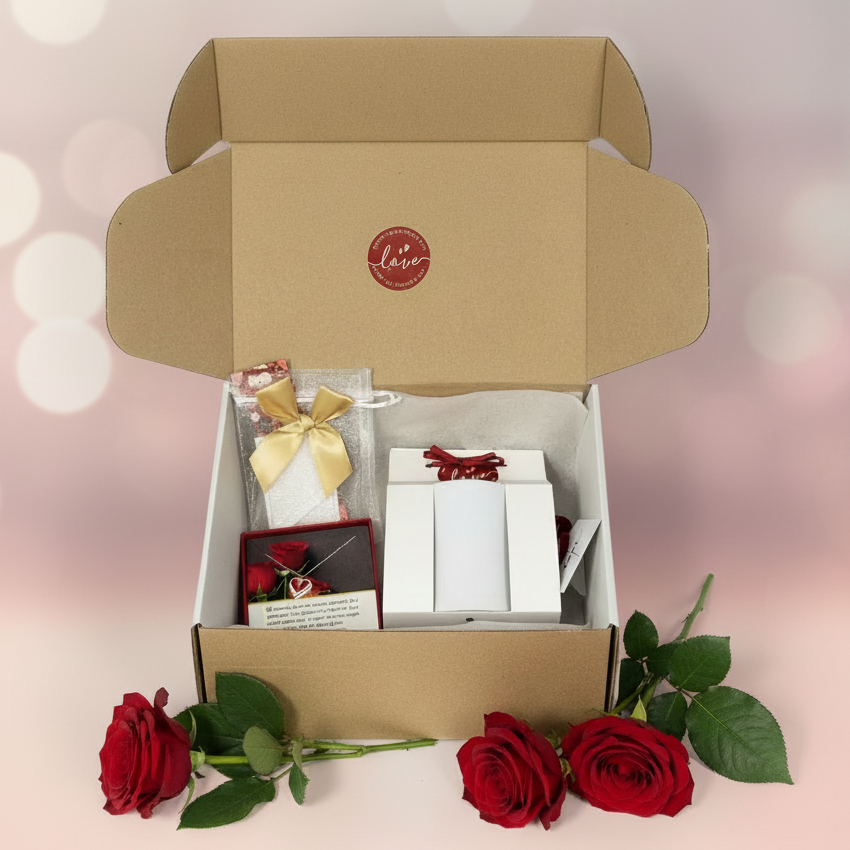 Valentinov set - enak stil kot skodelica